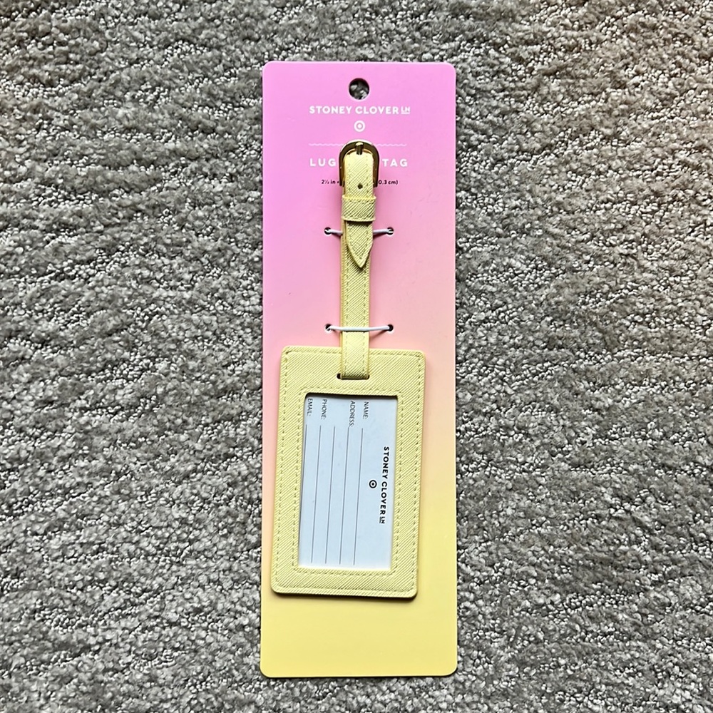 Stoney Clover Target Rainbow luggage tag